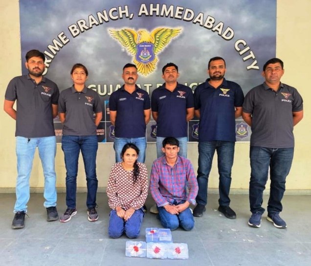 વાડજ ખાતેથી દંપતિને મેફેડ્રોન ડ્રગ્સ ના મુદ્દામાલ સાથે ઝડપી પાડ્યા. – dragscene